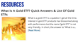 what are gold etfs, what are gold funds, what is gold etf